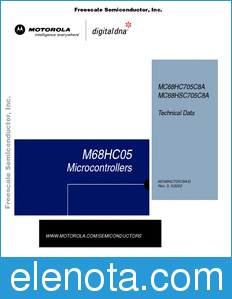 Freescale MC68HC705C8A datasheet