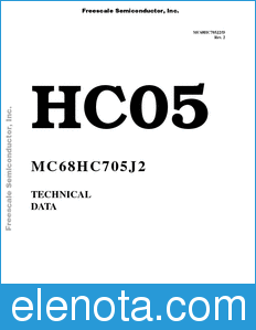 Freescale MC68HC705J2 datasheet