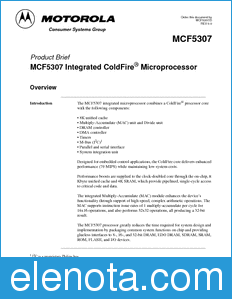 Motorola MCF5307 datasheet