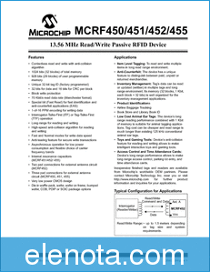 Microchip Technology MCRF450 datasheet