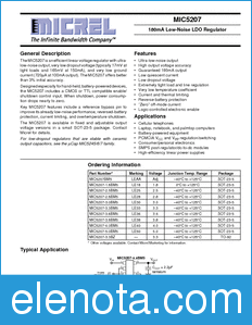 Micrel MIC5207 datasheet
