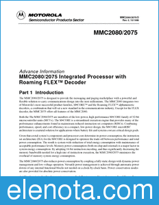 Motorola MMC2080 datasheet