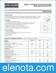 Fairchild MOC223-M datasheet
