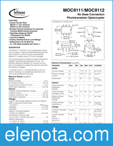 Infineon MOC8111 datasheet