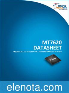 MediaTek MT7620 datasheet
