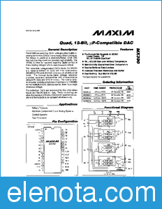 Maxim MX390 datasheet