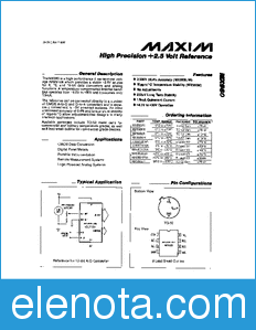 Maxim MX580 datasheet