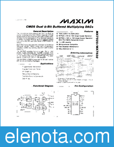 Maxim MX7528 datasheet
