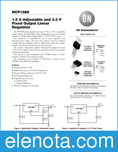 ON Semiconductor NCP1086 datasheet