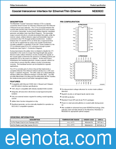 Philips NE8392C datasheet