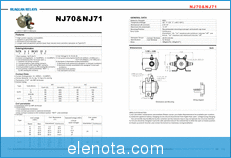 Ningbo Huaguan Electronics NJ70 datasheet