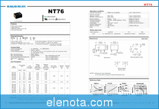 Ningbo Huaguan Electronics NT76 datasheet