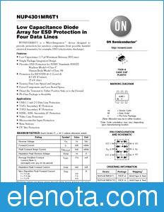 ON Semiconductor NUP4301MR6T1 datasheet