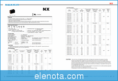 Ningbo Huaguan Electronics NX_ datasheet