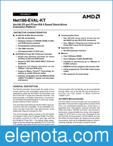 AMD Net186-EVAL-KT datasheet