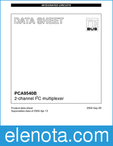 Philips PCA9540B datasheet