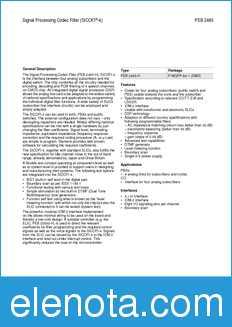 Infineon PEB2260-N datasheet