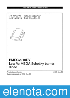 Philips PMEG2010EV datasheet