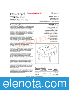 International Rectifier PVA13 datasheet
