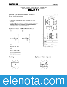 Toshiba RN49A2 datasheet