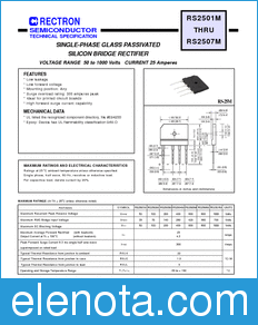 Rectron RS2503M datasheet