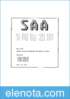 ITT (Micronas Semiconductor) SAA1293A-20 datasheet