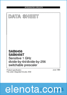NXP Semiconductors SAB6456T datasheet