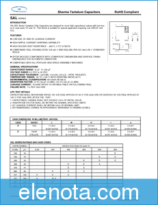 Sharma Electro Components SALD107K06R501 datasheet