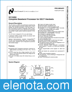 National Semiconductor SC14404 datasheet