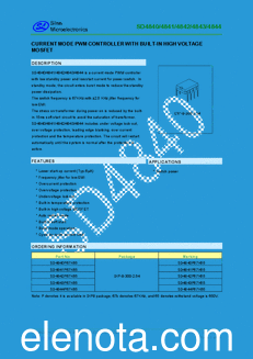 Hangzhou Silan Microele. SD4840 datasheet