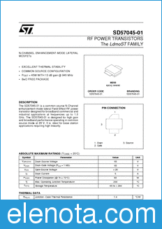 STMicroelectronics SD57045-01 datasheet