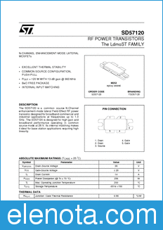 STMicroelectronics SD57120 datasheet