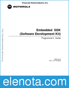 Freescale SDK101 datasheet