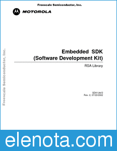 Freescale SDK128 datasheet