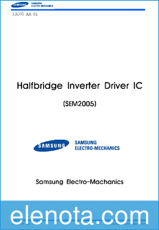Samsung Electro-Mechanics SEM2005 datasheet