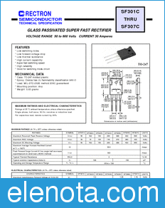 Rectron SF304A datasheet
