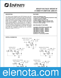 Linfinity Microelectronics SG2001 datasheet