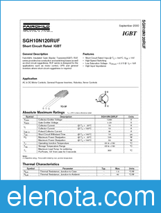 Fairchild SGH10N120RUF datasheet