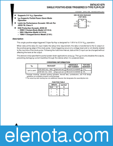 Texas Instruments SN74LVC1G79 datasheet