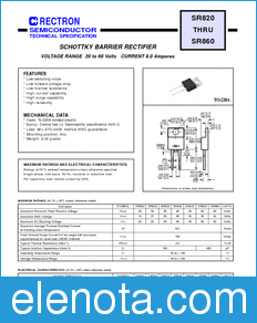 Rectron SR840C datasheet