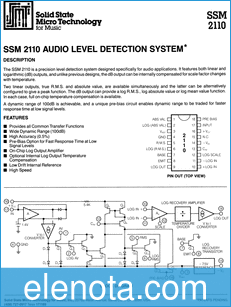 Solid State Micro Technology SSM2110P datasheet