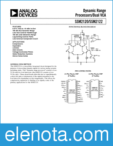 Analog Devices SSM2120 datasheet