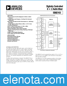 Analog Devices SSM2163 datasheet