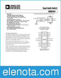 Analog Devices SSM2404 datasheet