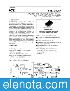 STMicroelectronics STE10 datasheet
