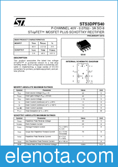 STMicroelectronics STS3DPFS40 datasheet