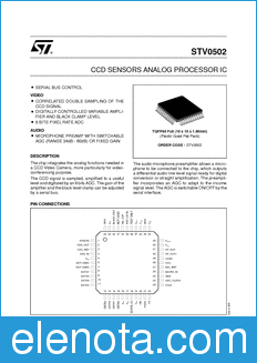 STMicroelectronics STV0502 datasheet
