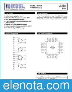 Micrel SY10 datasheet