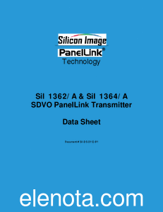 Silicon Image SiL1362/A, SiL1364/A datasheet