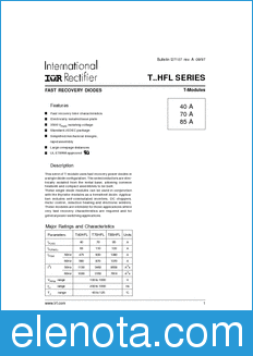 International Rectifier T..HFL datasheet